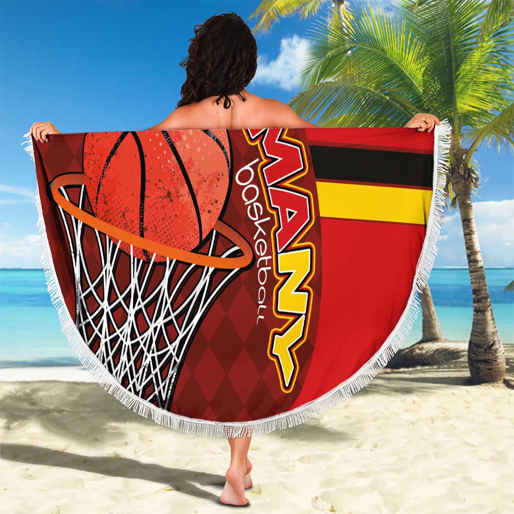 Basketball Fan Jersey Germany Beach Blanket Die Mannschaft 2025 - Wonder Print Shop