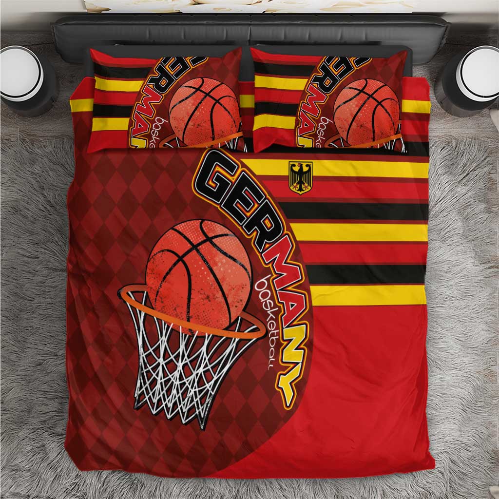 Basketball Fan Jersey Germany Bedding Set Die Mannschaft 2025 - Wonder Print Shop