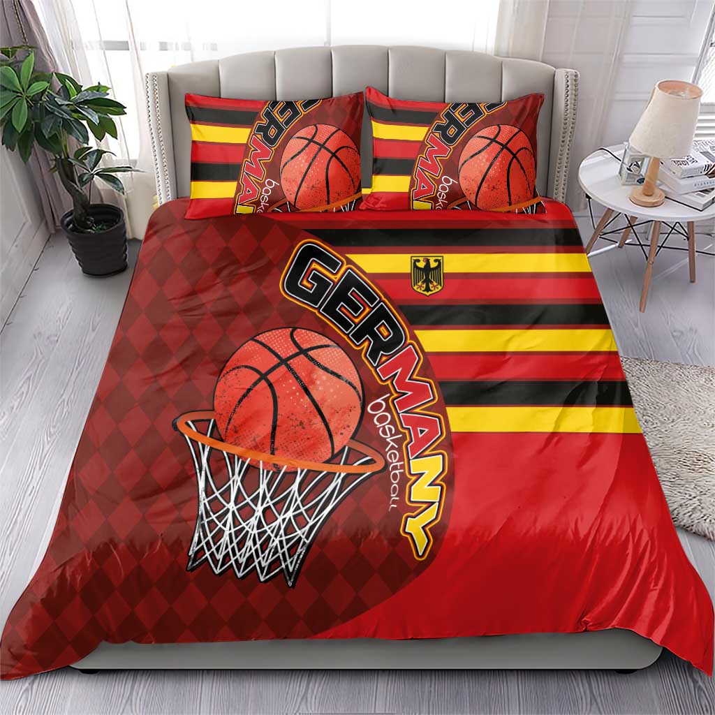 Basketball Fan Jersey Germany Bedding Set Die Mannschaft 2025 - Wonder Print Shop