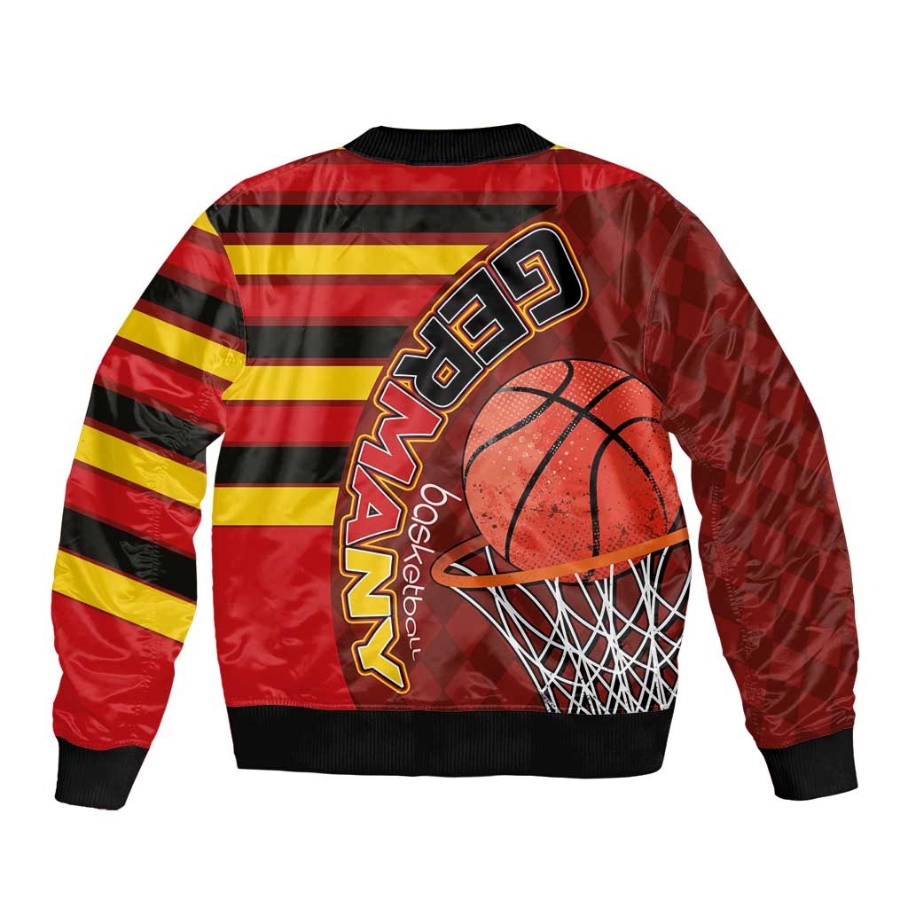 Basketball Fan Jersey Germany Bomber Jacket Die Mannschaft 2025 - Wonder Print Shop