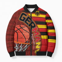 Basketball Fan Jersey Germany Bomber Puffer Jacket Die Mannschaft 2025 - Wonder Print Shop