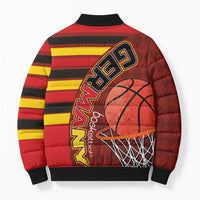 Basketball Fan Jersey Germany Bomber Puffer Jacket Die Mannschaft 2025 - Wonder Print Shop