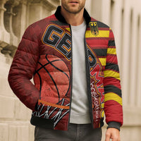 Basketball Fan Jersey Germany Bomber Puffer Jacket Die Mannschaft 2025 - Wonder Print Shop