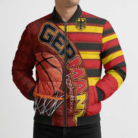 Basketball Fan Jersey Germany Bomber Puffer Jacket Die Mannschaft 2025 - Wonder Print Shop