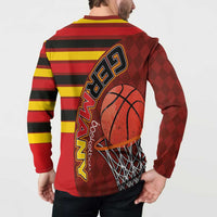 Basketball Fan Jersey Germany Button Sweatshirt Die Mannschaft 2025 - Wonder Print Shop