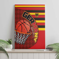 Basketball Fan Jersey Germany Canvas Wall Art Die Mannschaft 2025 - Wonder Print Shop