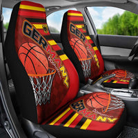 Basketball Fan Jersey Germany Car Seat Cover Die Mannschaft 2025 - Wonder Print Shop