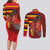 Basketball Fan Jersey Germany Couples Matching Long Sleeve Bodycon Dress and Long Sleeve Button Shirt Die Mannschaft 2025 - Wonder Print Shop