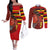 Basketball Fan Jersey Germany Couples Matching Off The Shoulder Long Sleeve Dress and Long Sleeve Button Shirt Die Mannschaft 2025 - Wonder Print Shop