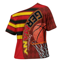 Basketball Fan Jersey Germany Cross Shoulder Shirt Die Mannschaft 2025 - Wonder Print Shop