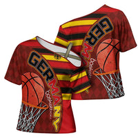 Basketball Fan Jersey Germany Cross Shoulder Shirt Die Mannschaft 2025 - Wonder Print Shop