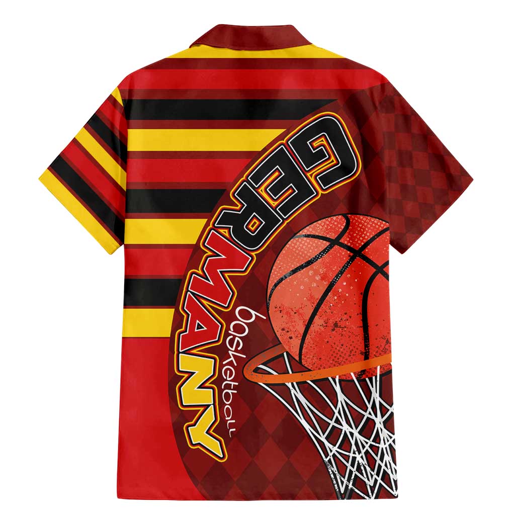 Basketball Fan Jersey Germany Family Matching Mermaid Dress and Hawaiian Shirt Die Mannschaft 2025 - Wonder Print Shop