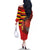 Basketball Fan Jersey Germany Family Matching Off The Shoulder Long Sleeve Dress and Hawaiian Shirt Die Mannschaft 2025 - Wonder Print Shop