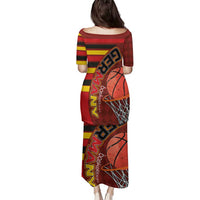 Basketball Fan Jersey Germany Family Matching Puletasi and Hawaiian Shirt Die Mannschaft 2025 - Wonder Print Shop