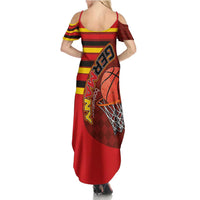 Basketball Fan Jersey Germany Family Matching Summer Maxi Dress and Hawaiian Shirt Die Mannschaft 2025 - Wonder Print Shop