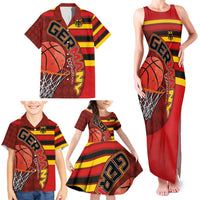 Basketball Fan Jersey Germany Family Matching Tank Maxi Dress and Hawaiian Shirt Die Mannschaft 2025 - Wonder Print Shop