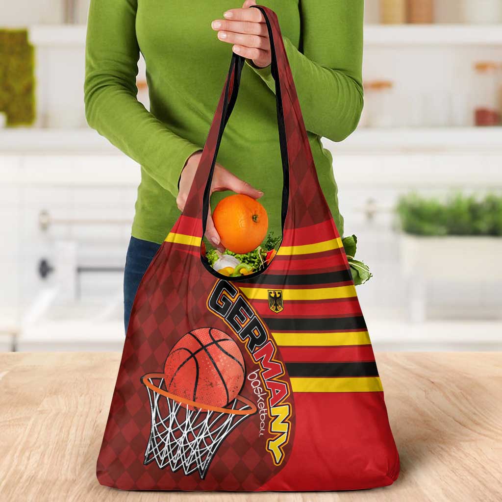 Basketball Fan Jersey Germany Grocery Bag Die Mannschaft 2025 - Wonder Print Shop