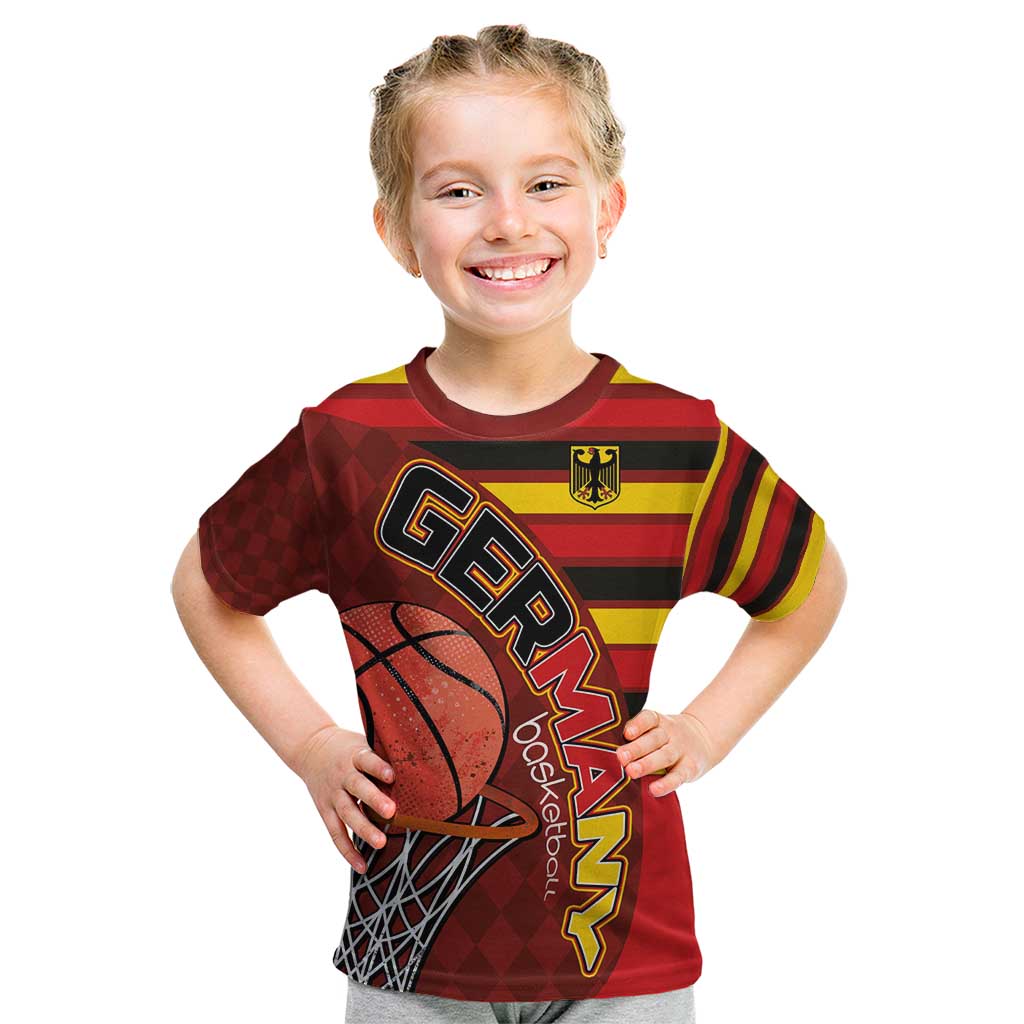 Basketball Fan Jersey Germany Kid T Shirt Die Mannschaft 2025 - Wonder Print Shop