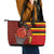 Basketball Fan Jersey Germany Leather Tote Bag Die Mannschaft 2025 - Wonder Print Shop