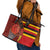Basketball Fan Jersey Germany Leather Tote Bag Die Mannschaft 2025 - Wonder Print Shop