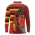 Basketball Fan Jersey Germany Long Sleeve Polo Shirt Die Mannschaft 2025 - Wonder Print Shop