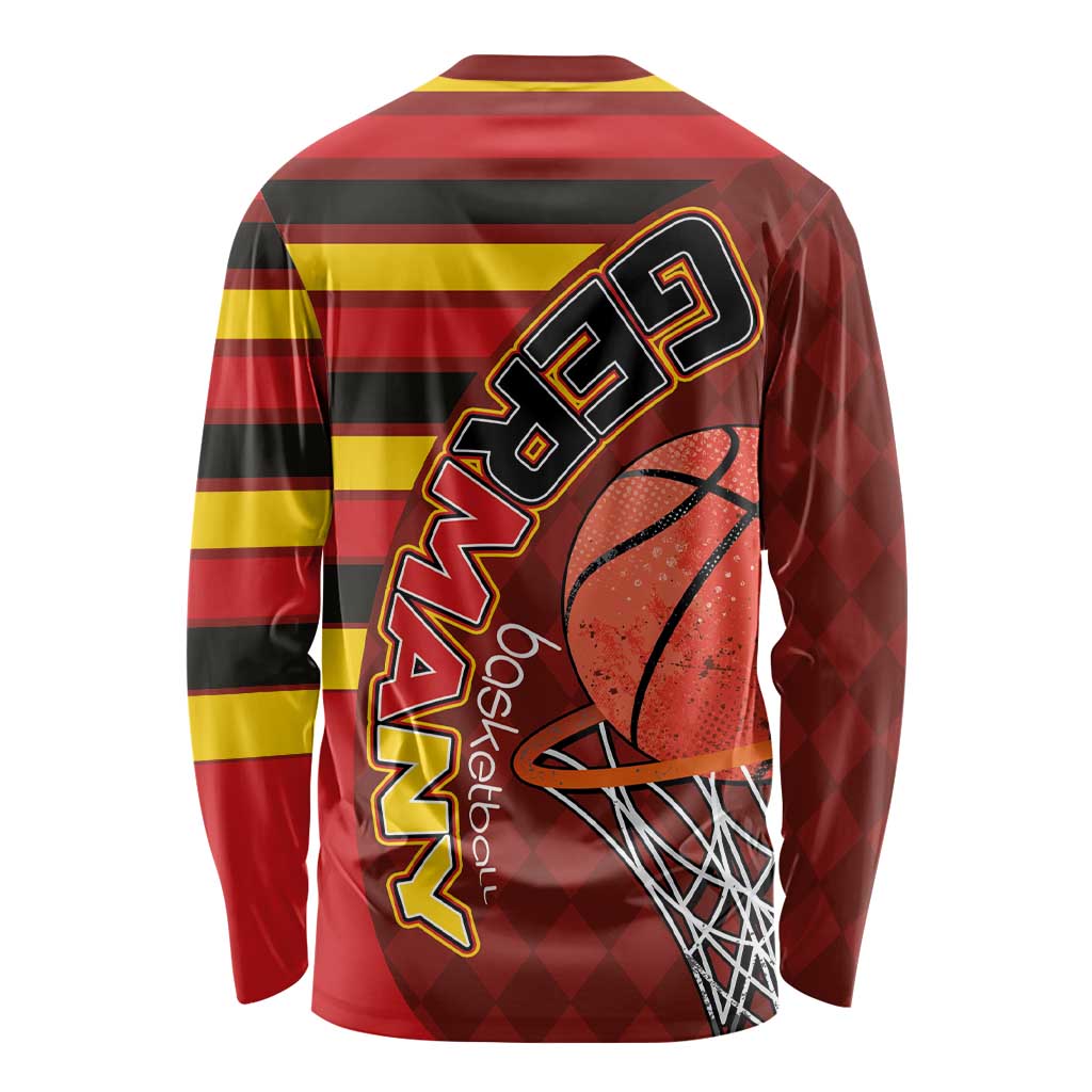 Basketball Fan Jersey Germany Long Sleeve Shirt Die Mannschaft 2025 - Wonder Print Shop