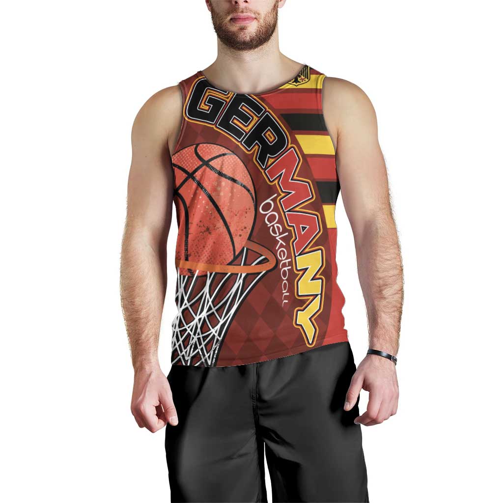 Basketball Fan Jersey Germany Men Tank Top Die Mannschaft 2025 - Wonder Print Shop