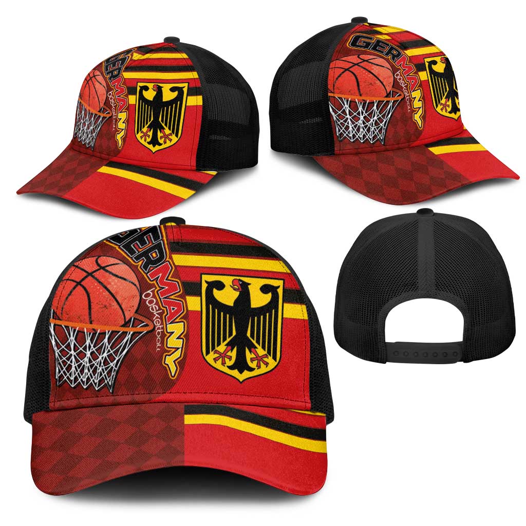 Basketball Fan Jersey Germany Mesh Trucker Cap Die Mannschaft 2025 - Wonder Print Shop