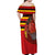 Basketball Fan Jersey Germany Off Shoulder Maxi Dress Die Mannschaft 2025 - Wonder Print Shop