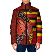 Basketball Fan Jersey Germany Padded Jacket Die Mannschaft 2025 - Wonder Print Shop