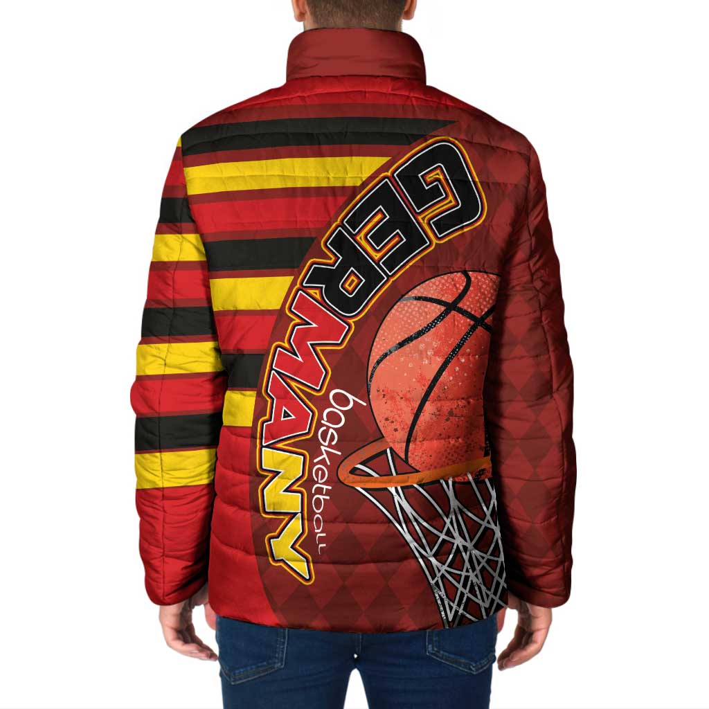 Basketball Fan Jersey Germany Padded Jacket Die Mannschaft 2025 - Wonder Print Shop