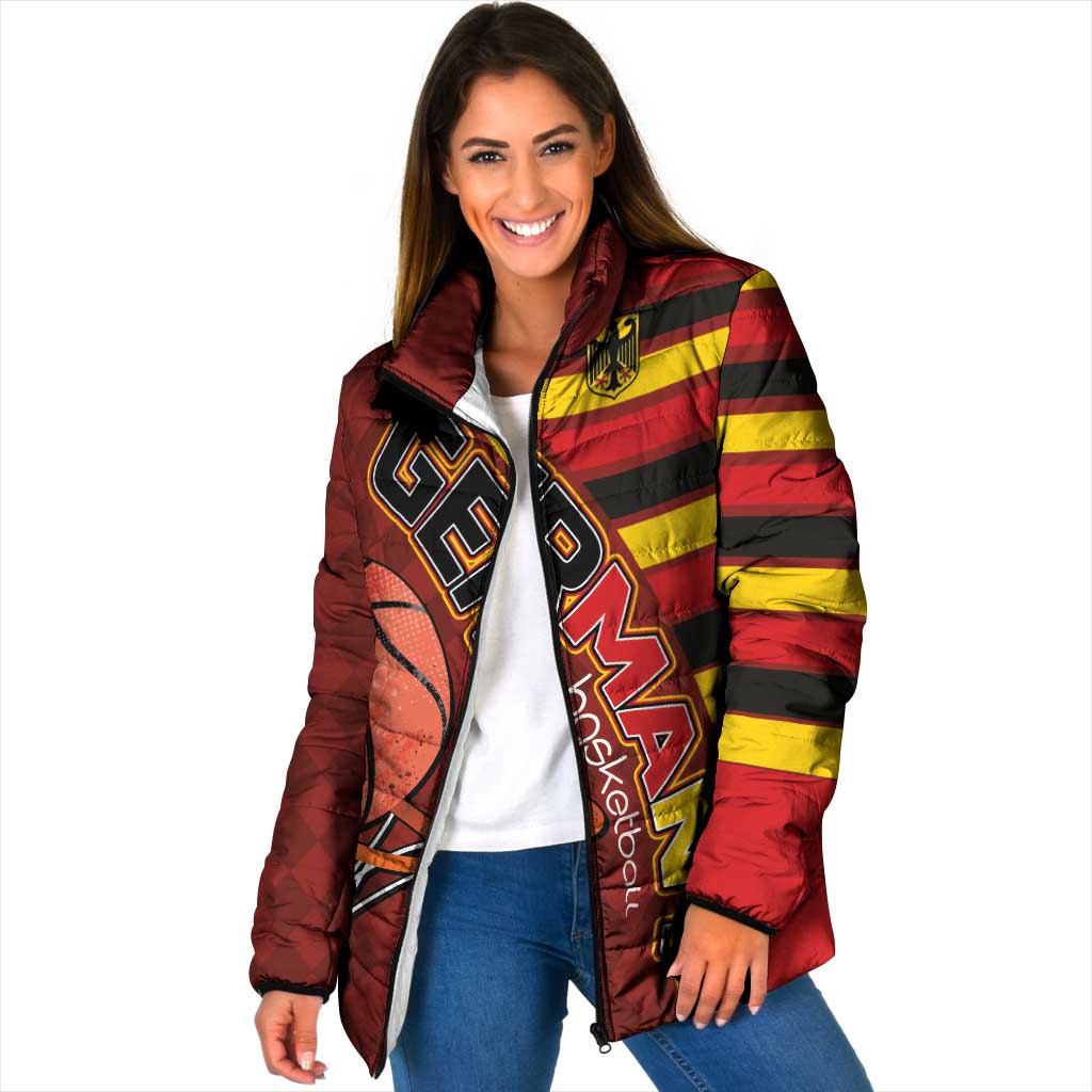 Basketball Fan Jersey Germany Padded Jacket Die Mannschaft 2025 - Wonder Print Shop