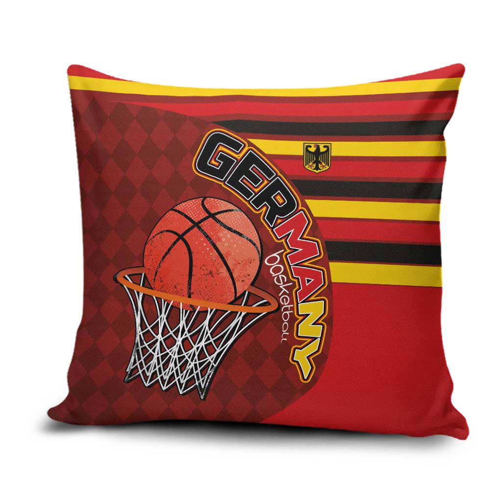 Basketball Fan Jersey Germany Pillow Cover Die Mannschaft 2025 - Wonder Print Shop