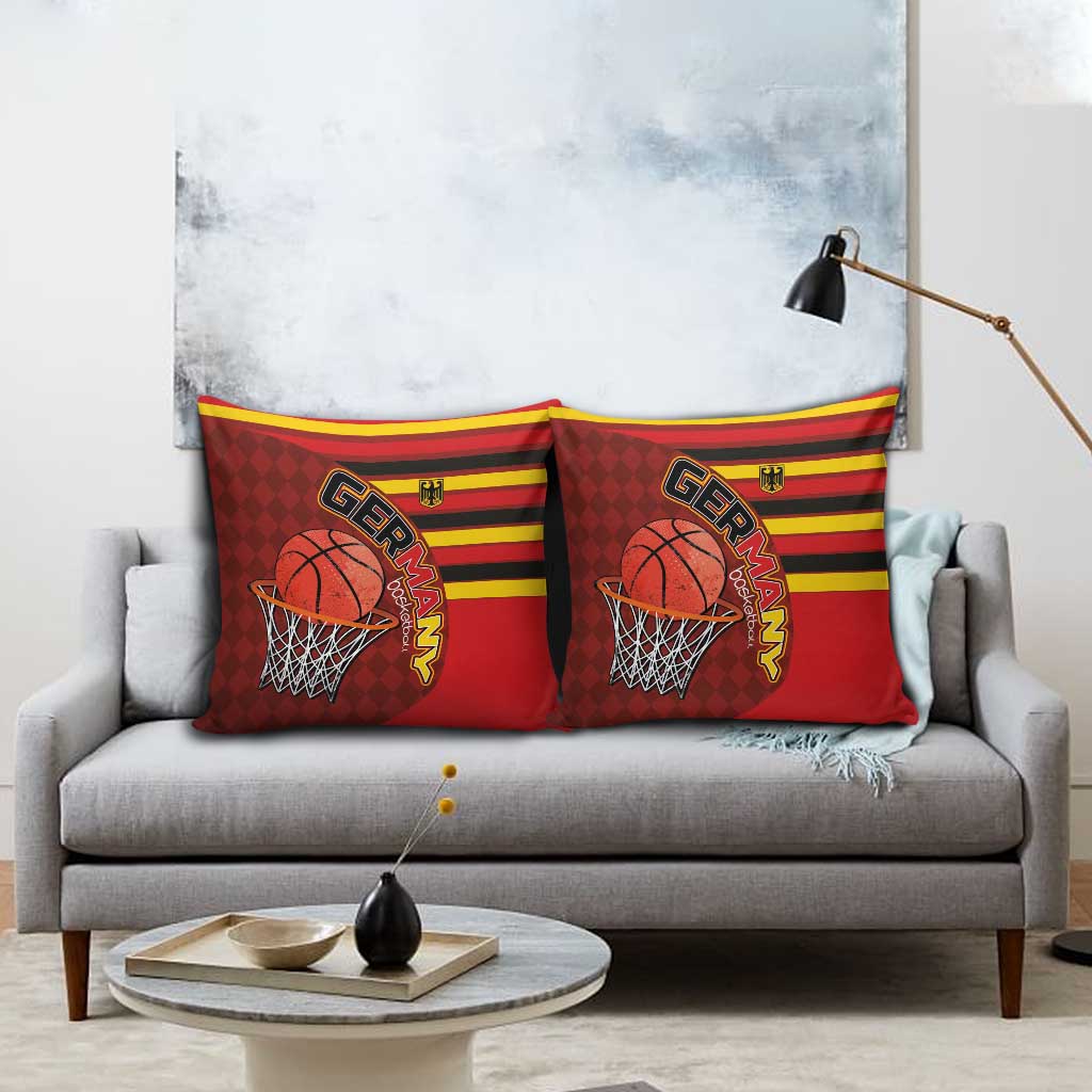 Basketball Fan Jersey Germany Pillow Cover Die Mannschaft 2025 - Wonder Print Shop