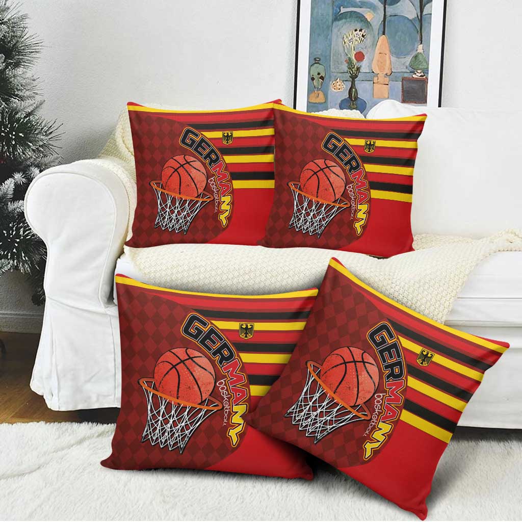 Basketball Fan Jersey Germany Pillow Cover Die Mannschaft 2025 - Wonder Print Shop