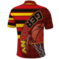 Basketball Fan Jersey Germany Polo Shirt Die Mannschaft 2025 - Wonder Print Shop