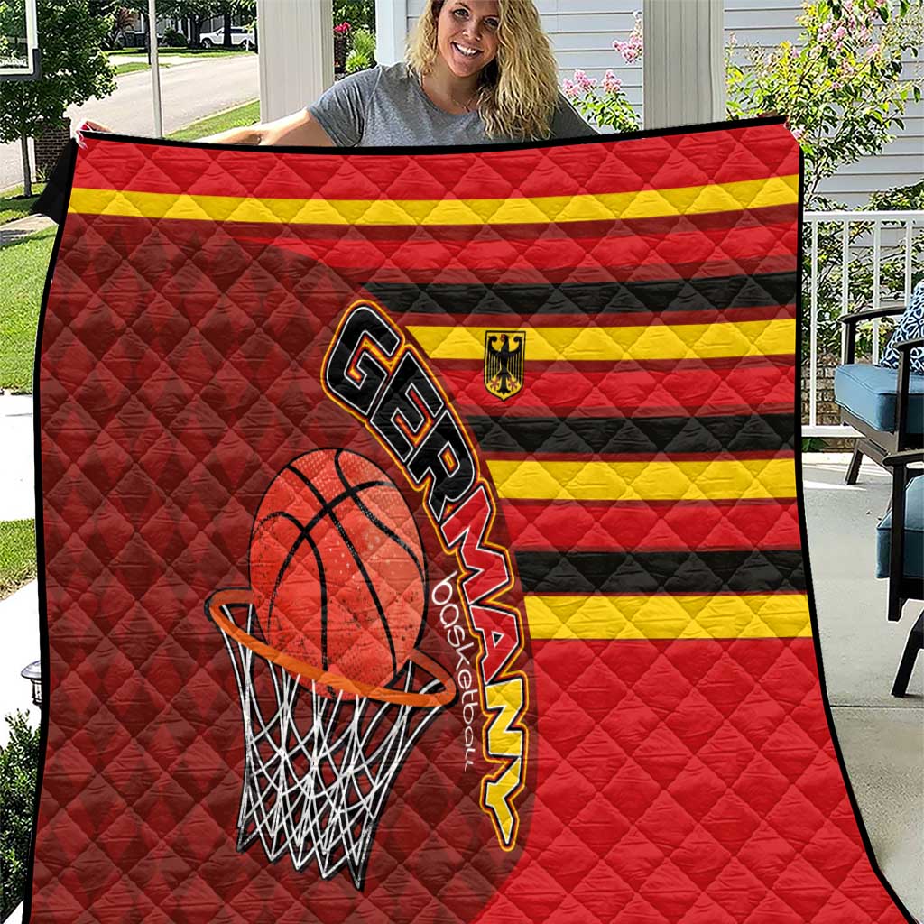 Basketball Fan Jersey Germany Quilt Die Mannschaft 2025 - Wonder Print Shop