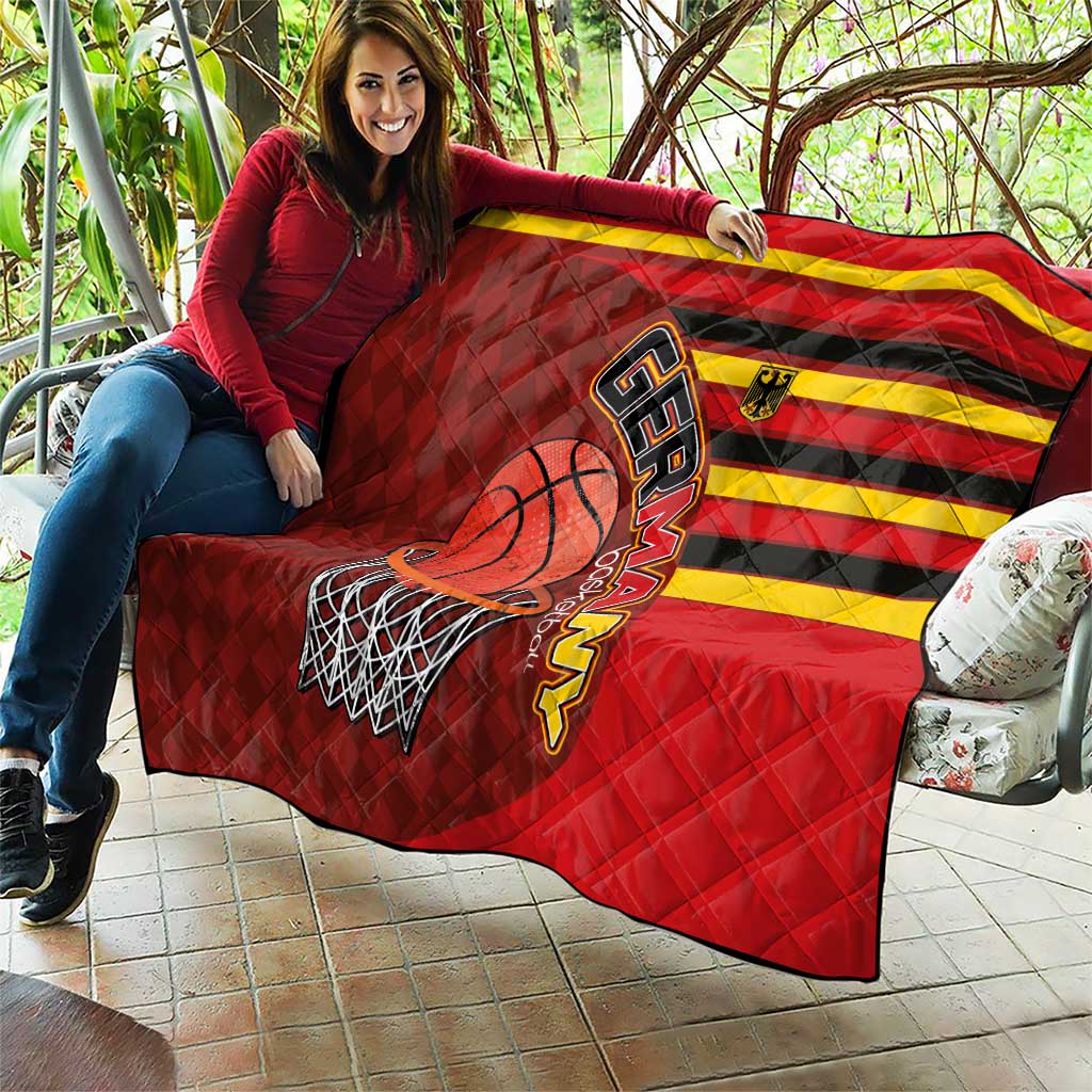 Basketball Fan Jersey Germany Quilt Die Mannschaft 2025 - Wonder Print Shop