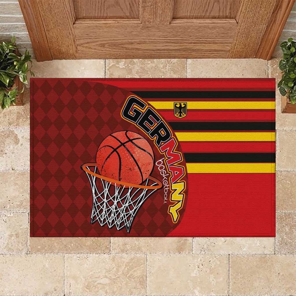 Basketball Fan Jersey Germany Rubber Doormat Die Mannschaft 2025 - Wonder Print Shop