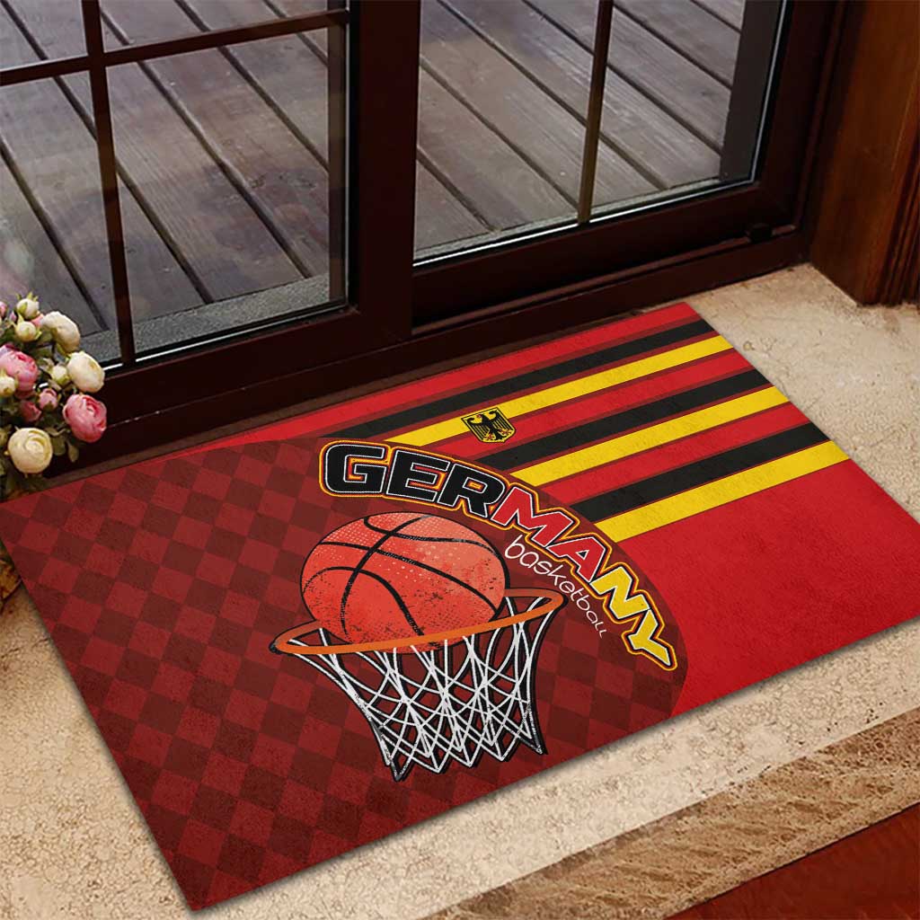 Basketball Fan Jersey Germany Rubber Doormat Die Mannschaft 2025 - Wonder Print Shop