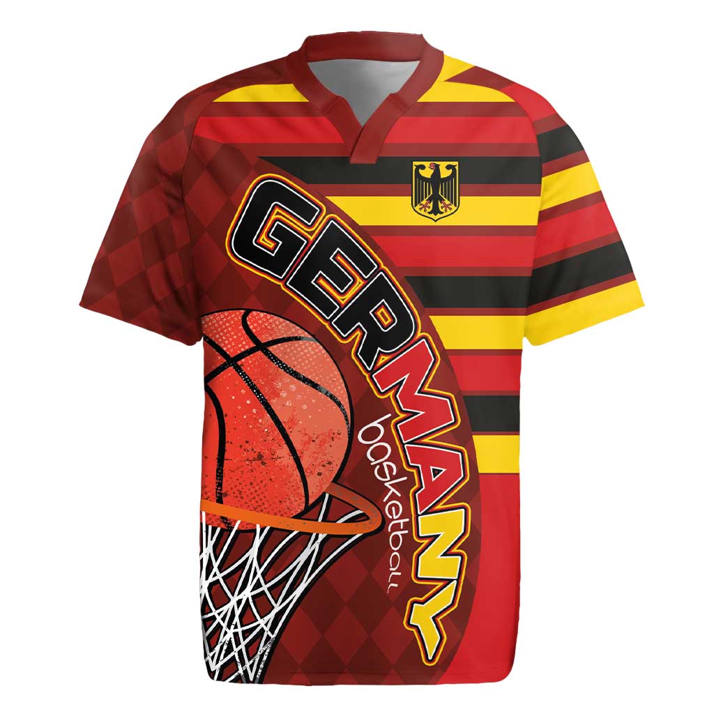 Basketball Fan Jersey Germany Rugby Jersey Die Mannschaft 2025 - Wonder Print Shop