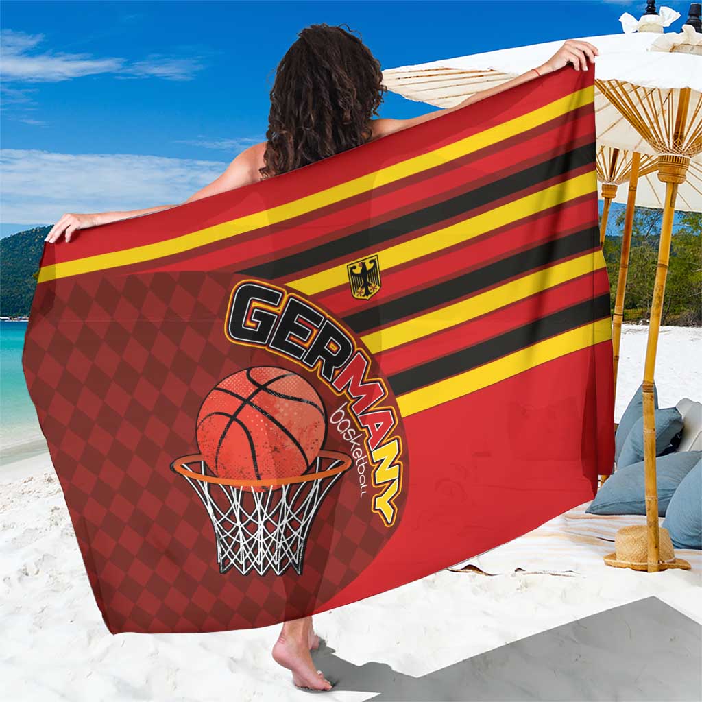 Basketball Fan Jersey Germany Sarong Die Mannschaft 2025 - Wonder Print Shop