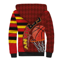 Basketball Fan Jersey Germany Sherpa Hoodie Die Mannschaft 2025 - Wonder Print Shop
