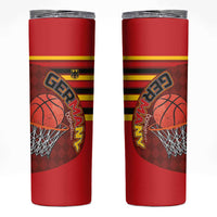 Basketball Fan Jersey Germany Skinny Tumbler Die Mannschaft 2025 - Wonder Print Shop