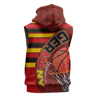 Basketball Fan Jersey Germany Sleeveless Hoodie Die Mannschaft 2025 - Wonder Print Shop