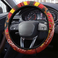 Basketball Fan Jersey Germany Steering Wheel Cover Die Mannschaft 2025 - Wonder Print Shop