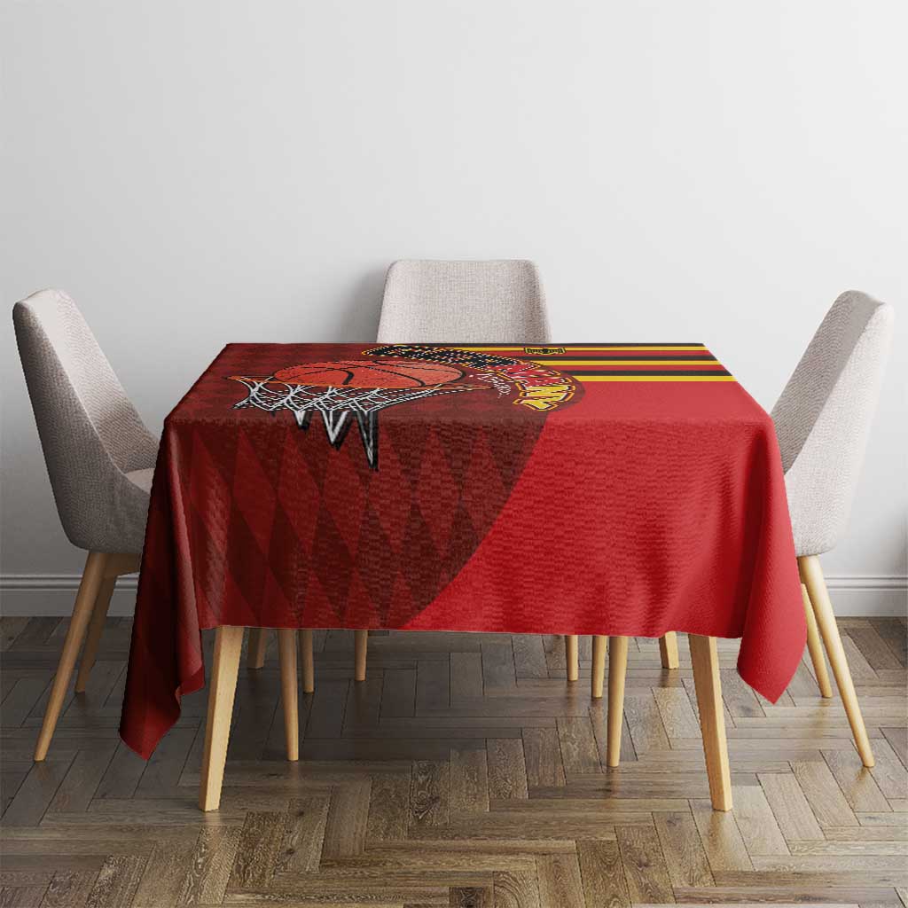 Basketball Fan Jersey Germany Tablecloth Die Mannschaft 2025 - Wonder Print Shop