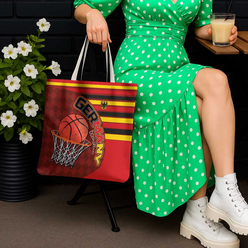 Basketball Fan Jersey Germany Tote Bag Die Mannschaft 2025 - Wonder Print Shop