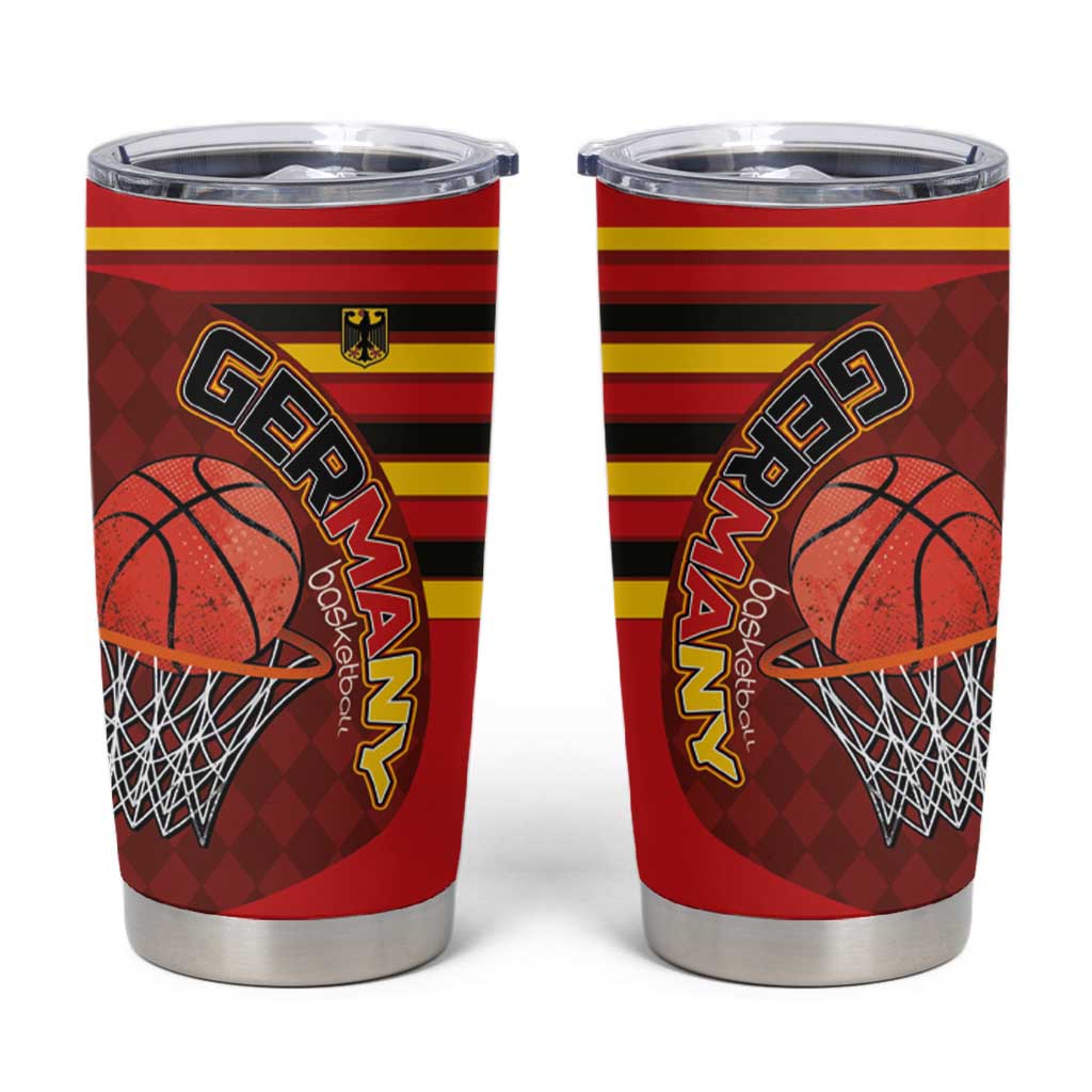 Basketball Fan Jersey Germany Tumbler Cup Die Mannschaft 2025 - Wonder Print Shop