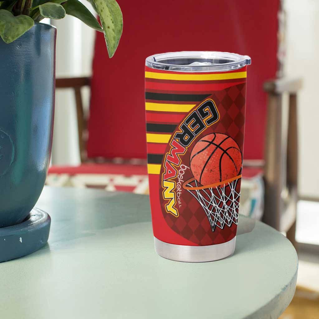 Basketball Fan Jersey Germany Tumbler Cup Die Mannschaft 2025 - Wonder Print Shop